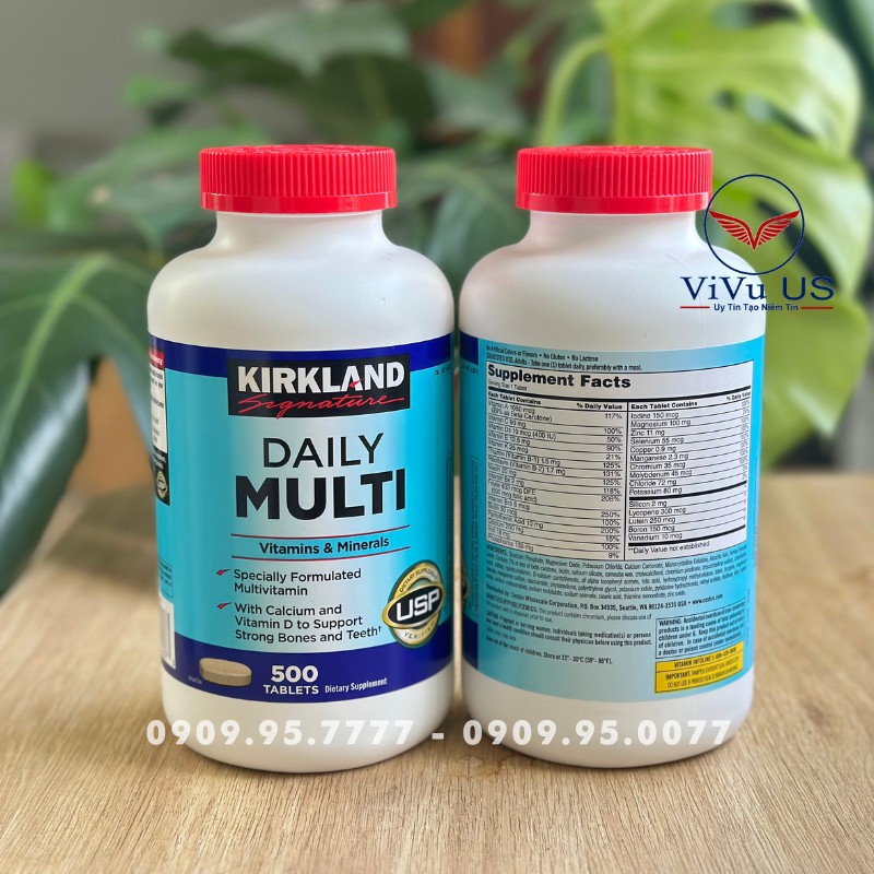 Viên Uống Vitamin Tổng Hợp Daily Multi Kirkland: Chìa Khóa Vàng Cho Sức Khỏe Toàn Diện Trong Kỷ Nguyên Số 11 Viên Uống Vitamin Tổng Hợp Daily Multi Kirkland Chính Hãng