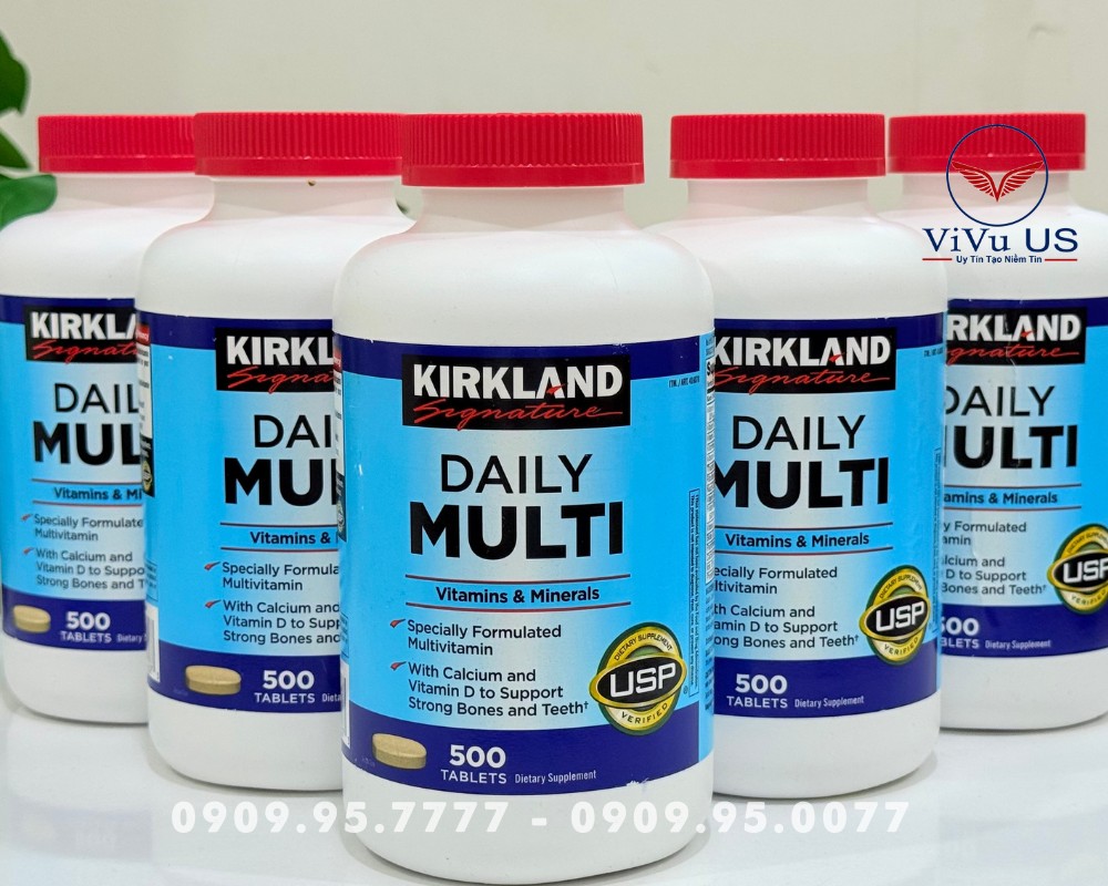 Viên Uống Vitamin Tổng Hợp Daily Multi Kirkland Của Mỹ