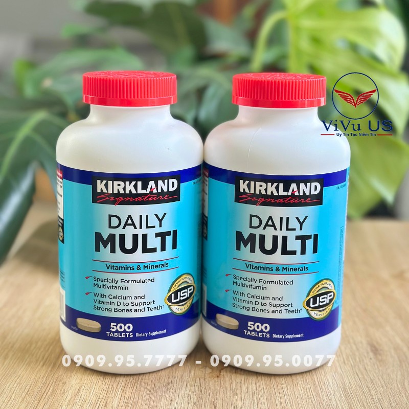 Viên Uống Vitamin Tổng Hợp Daily Multi Kirkland Của Mỹ