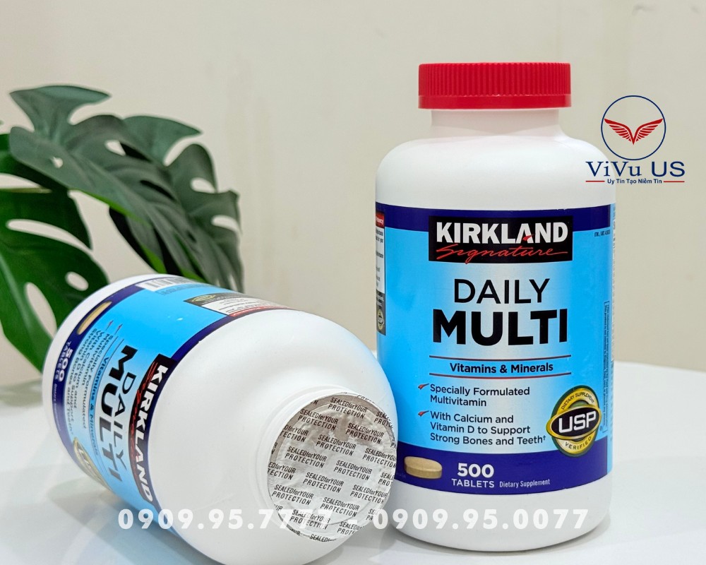 Viên Uống Vitamin Tổng Hợp Daily Multi Kirkland: Chìa Khóa Vàng Cho Sức Khỏe Toàn Diện Trong Kỷ Nguyên Số 17 Vitamin Tổng Hợp Daily Multi Kirkland Của Mỹ