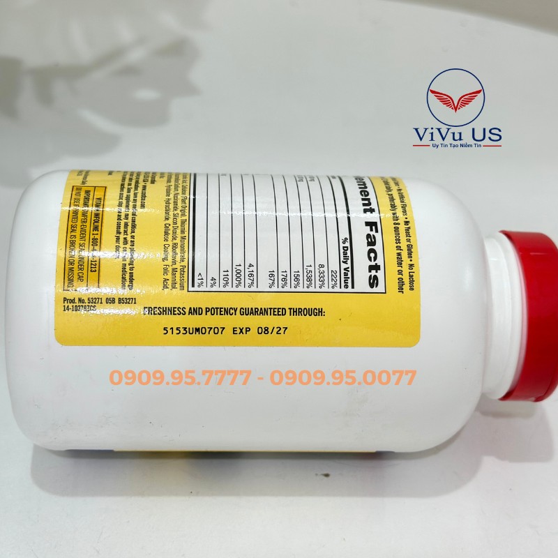 Vitamin B Tổng Hợp Kirkland Super B-Complex: "Nhà Máy Năng Lượng" Toàn Diện Cho Sức Khỏe Từ Mỹ 5 Hạn Sử Dụng Vitamin B Tổng Hợp Kirkland Super B Complex